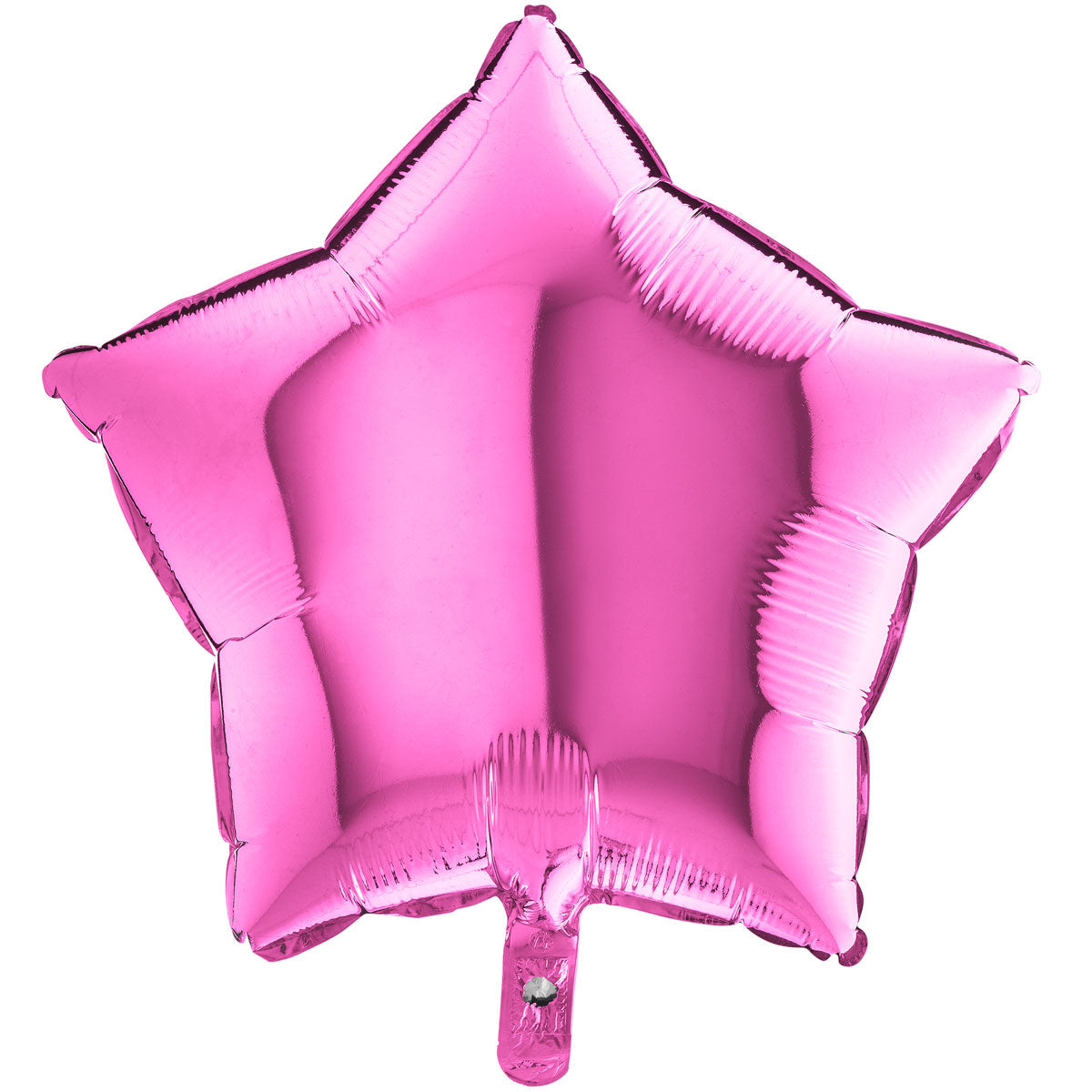 BALLON EN ALUMINIUM EN FORME D'ÉTOILE FUSHIA