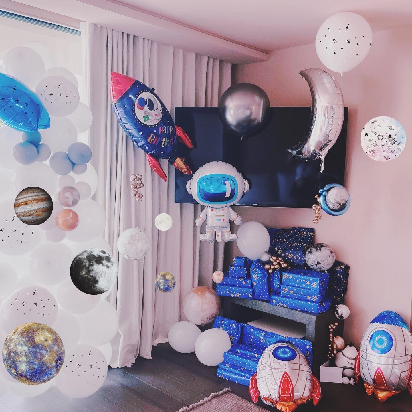 Ballon Fusée Astronaute