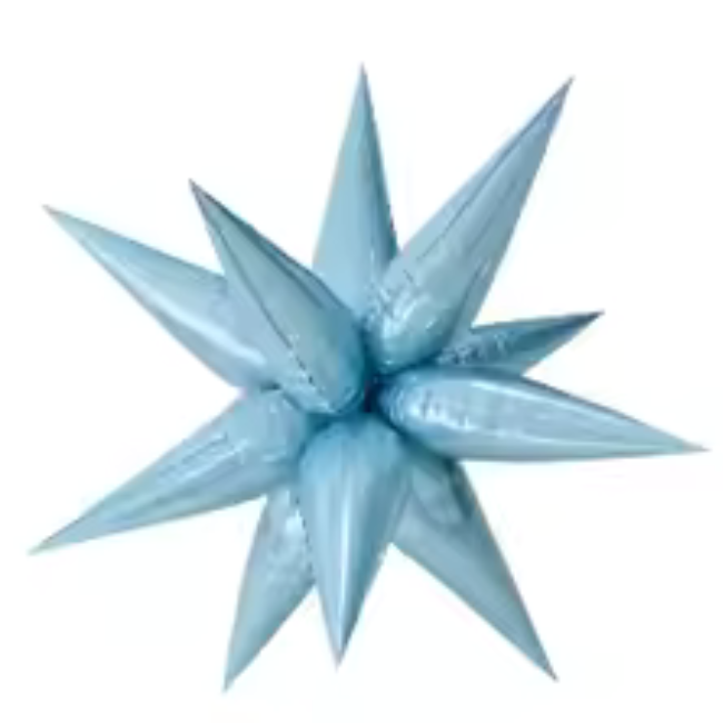 BALLON GÉANT EN FORME D'ÉTOILE BLEU