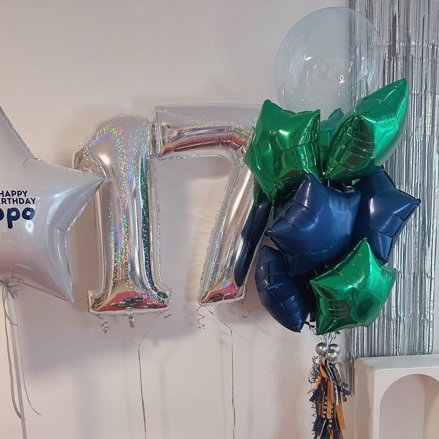 BALLON EN ALUMINIUM EN FORME D'ÉTOILE BLUE NAVY