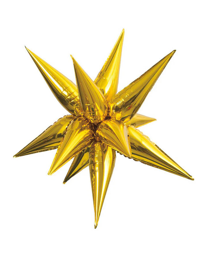 BALLON GÉANT EN FORME D'ÉTOILE OR