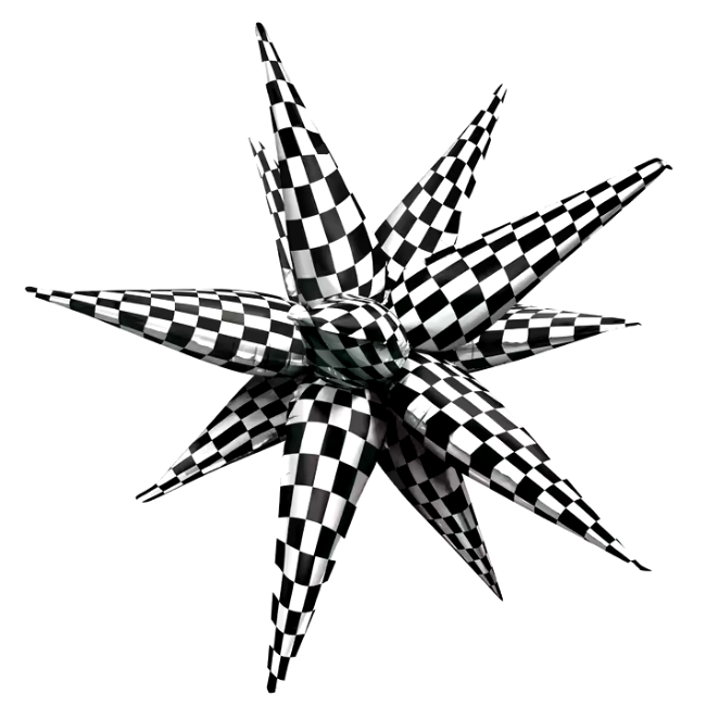 BALLON GÉANT EN FORME D'ÉTOILE RACE CAR