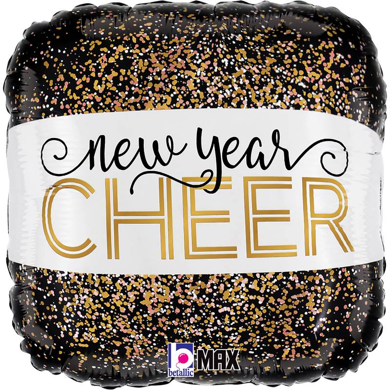 BALLON ALUMINIUM 18″ METALLIC NEW YEAR CHEER