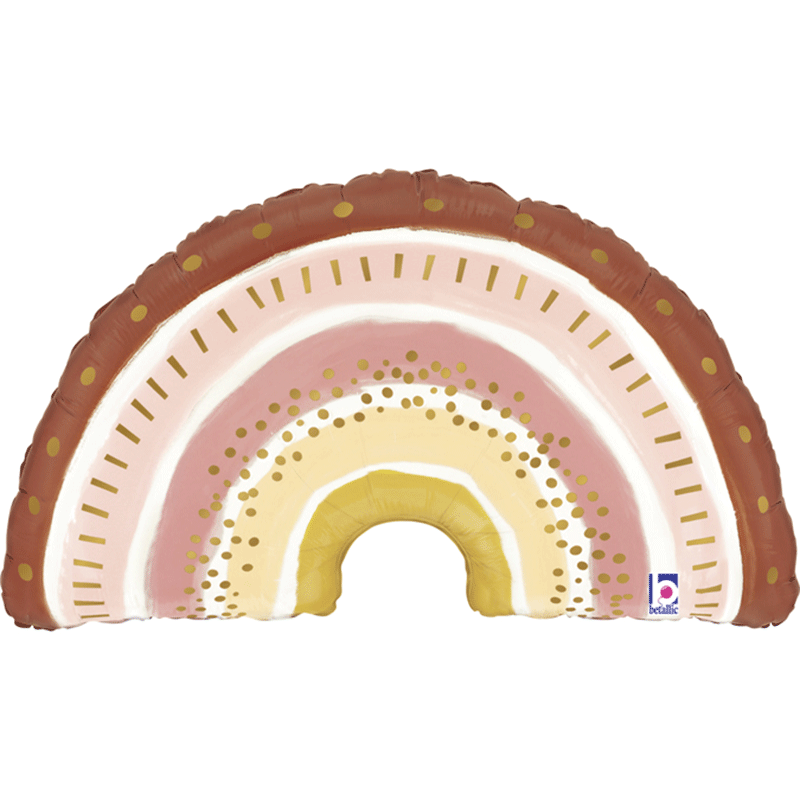 Ballon arc-en-ciel bohème