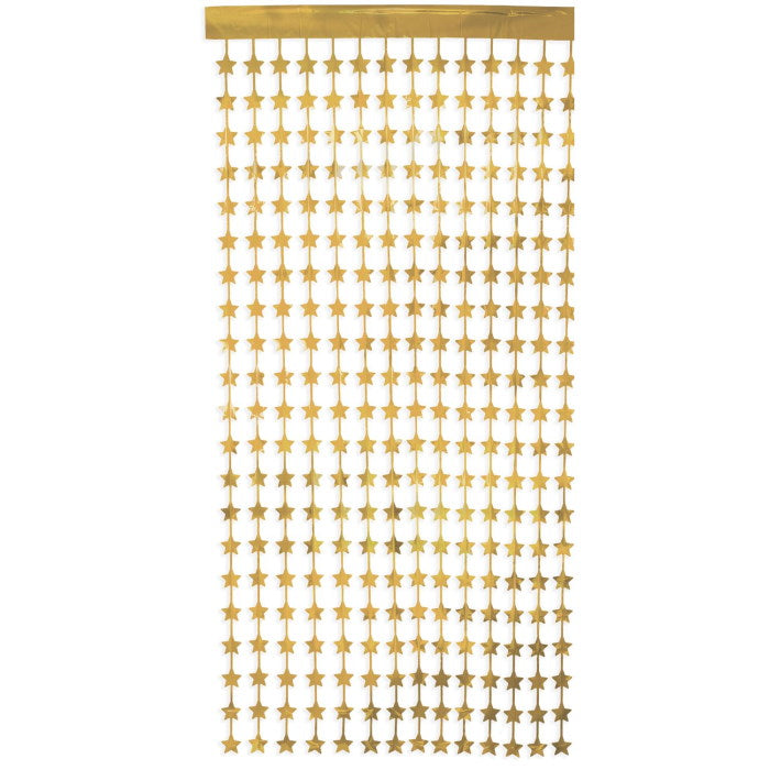 RIDEAU DE FÊTE ÉTOILE DORÉ