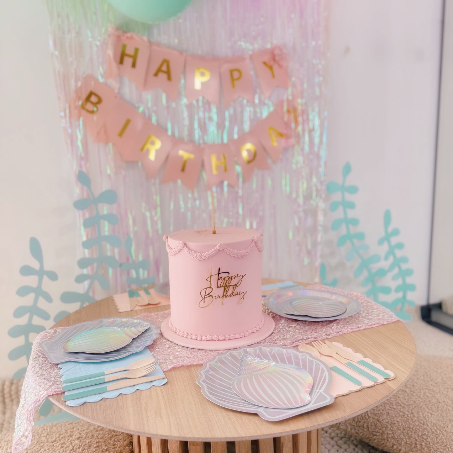 ASSIETTES COQUILLAGE EFFET NACRÉ - LOT DE 8