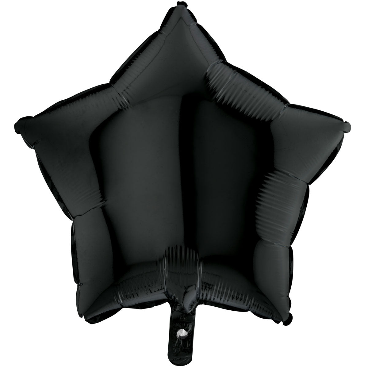 BALLON EN ALUMINIUM EN FORME D'ÉTOILE  NOIR